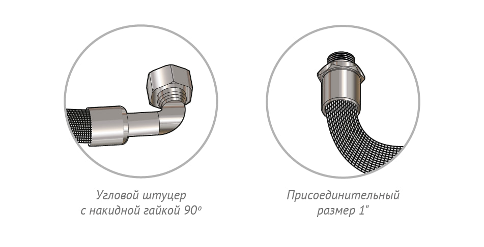 Шланг в металлооплетке Джилекс