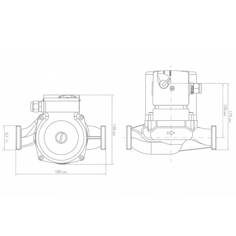 Циркуляционный насос Джилекс ЦИРКУЛЬ 25/80, арт. 2580