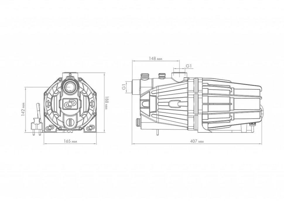 Поверхностный насос Джилекс ДЖАМБО ПРО 60/35 П, арт. 3101