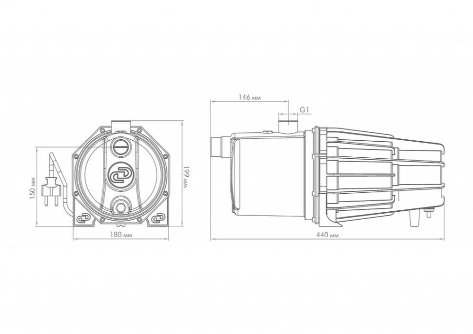 Поверхностный насос Джилекс ДЖАМБО 70/50 Н, арт. 3104