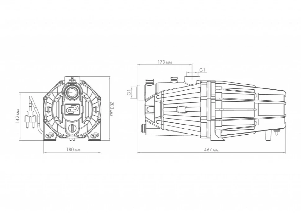 Поверхностный насос Джилекс ДЖАМБО 70/50 П, арт. 3102