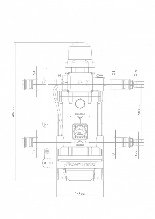 Поверхностный насос-автомат Джилекс «КОМФОРТ ПРО» 55/25, арт. 4007