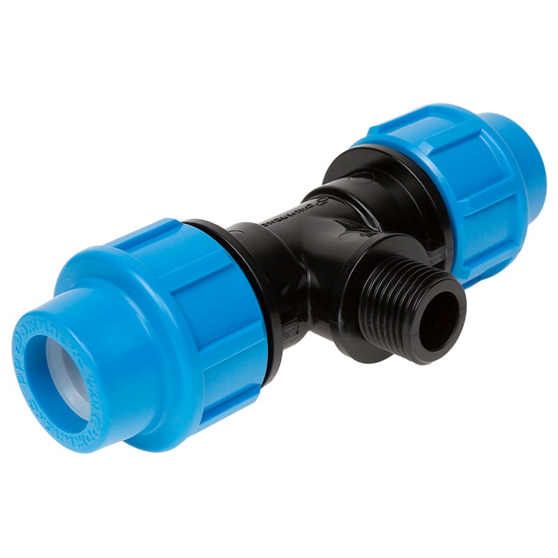 Тройник с наружной трубной резьбой Джилекс 20х1/2" Пх20, арт. 9430