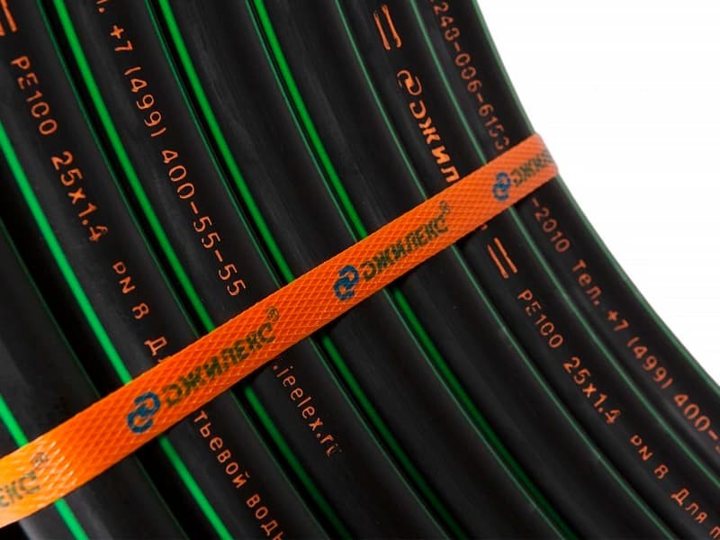 Труба ПНД Джилекс ПЭ-100 8 бар бухта 50 м 25х1,4 PN 8,0, арт. 9620