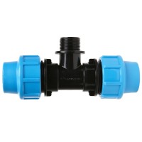 Тройник с наружной трубной резьбой Джилекс 25х3/4&quot; Пх25, арт. 9435