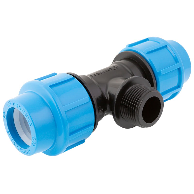 Тройник с наружной трубной резьбой Джилекс 32х1" Пх32, арт. 9440