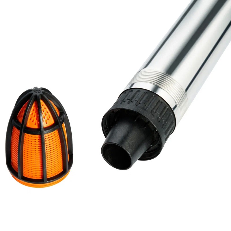 Погружной скважинный насос Джилекс ВОДОМЕТ 55/75 БК ок с отрезком кабеля 1 м без электрической вилки и обратным клапаном, арт. 5538