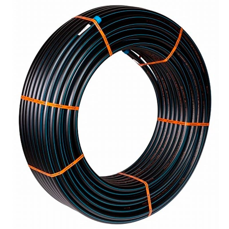 Труба ПНД Джилекс ПЭ-100 10 бар 25х1,6 PN 10 бухта 100 м, арт. 9489