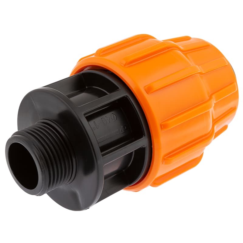 Комбинированная муфта с наружной резьбой для шлангов Джилекс УДАВ РP 40 х 1"  П, арт. 9148