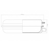 Расширительный бак Джилекс 6 F  плоский, арт. 7706
