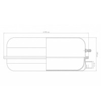 Расширительный бак Джилекс 8 F плоский, арт. 7708