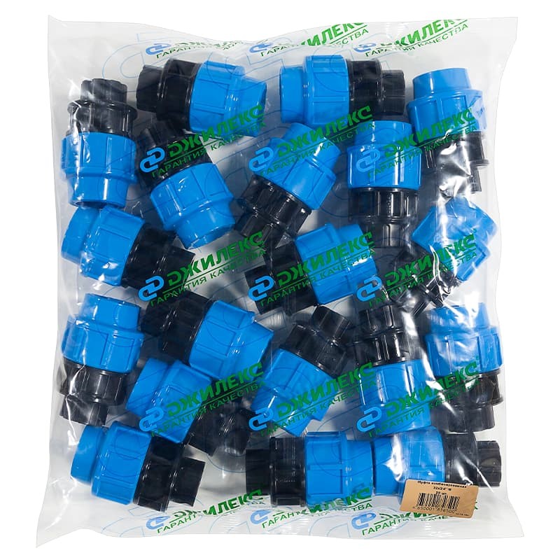 Комбинированная муфта с внутренней трубной резьбой Джилекс 32х3/4"  М, арт. 9234