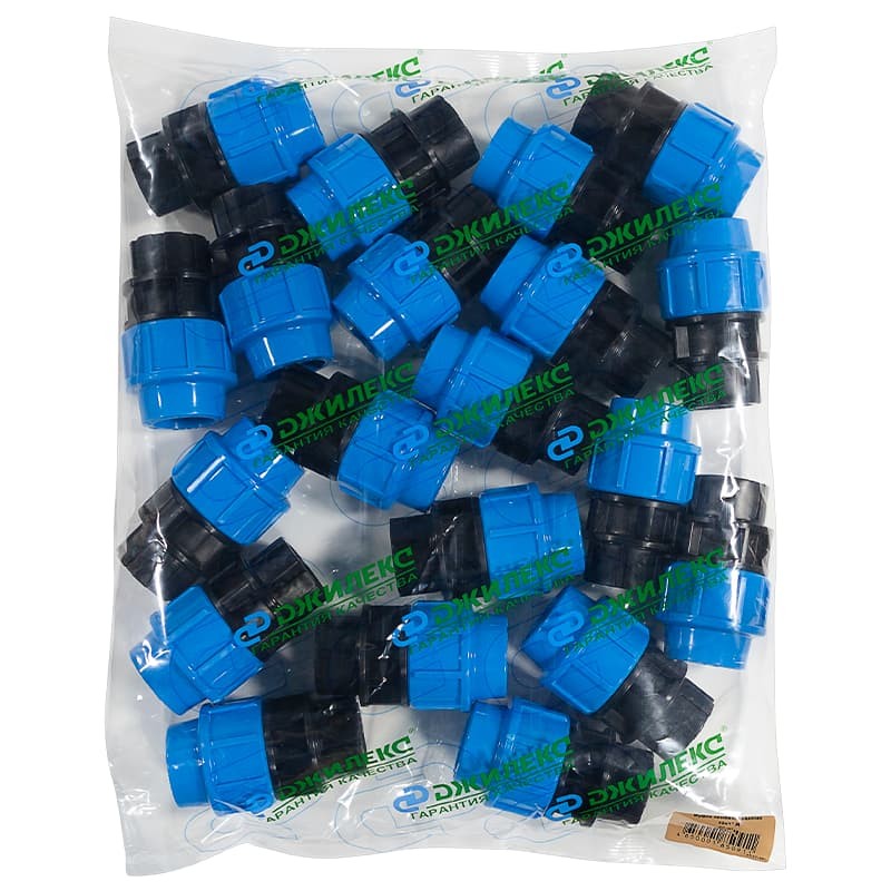 Комбинированная муфта с внутренней трубной резьбой Джилекс 32х1" М, арт. 9235