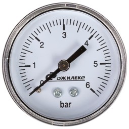 Манометр аксиальный Джилекс МDА 50/6 - 1/4" , арт. 9003