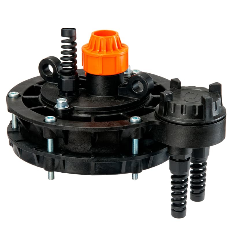 Оголовок скважинный Джилекс ОСПБ 110-133/25 пластмассовый с базовой частью, арт. 6303