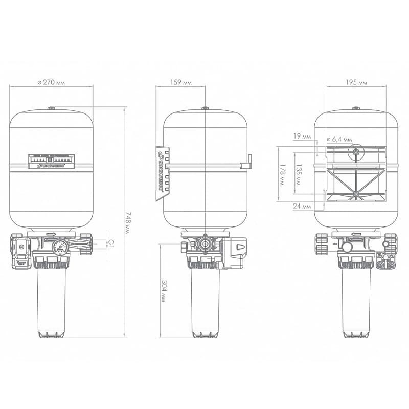Комплексное решение автоматизации на баке Джилекс КРАБ 24, арт. 9029
