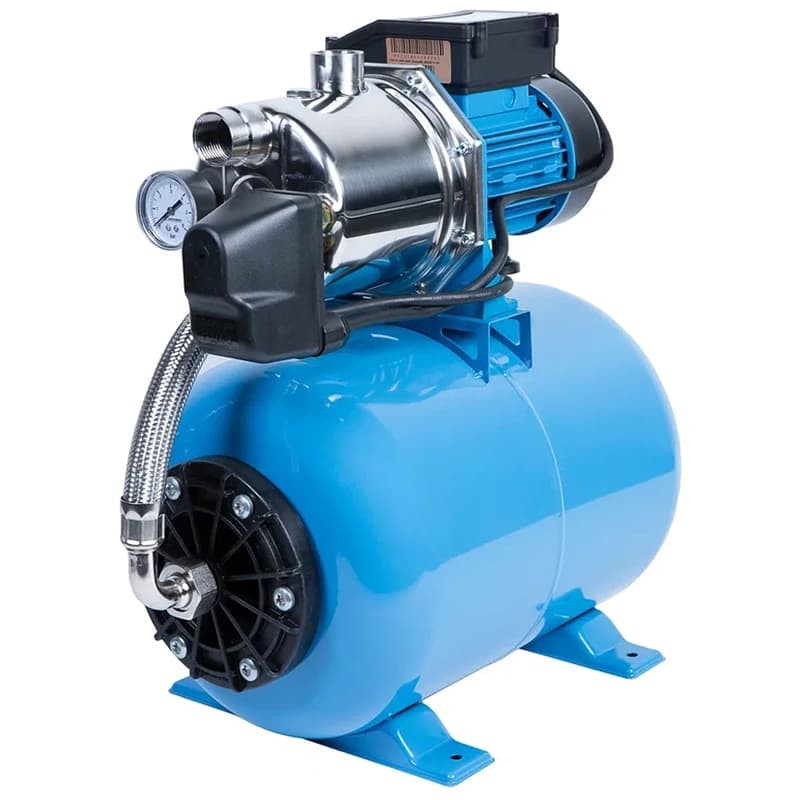 Поверхностный насос-автомат Джилекс ДЖАМБО 60/35 Н-24 из нержавеющей стали с гидроаккумулятором 24 л, арт. 4022