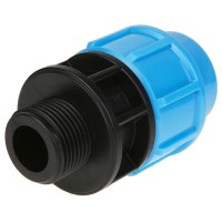 Комбинированная муфта с наружной трубной резьбой Джилекс 32х1&quot; П, арт. 9135