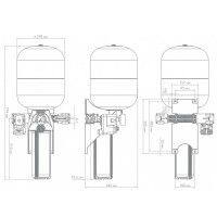 Комплексное решение автоматизации на баке Джилекс КРАБ-Т 24 с торцевым подключением, арт. 8701