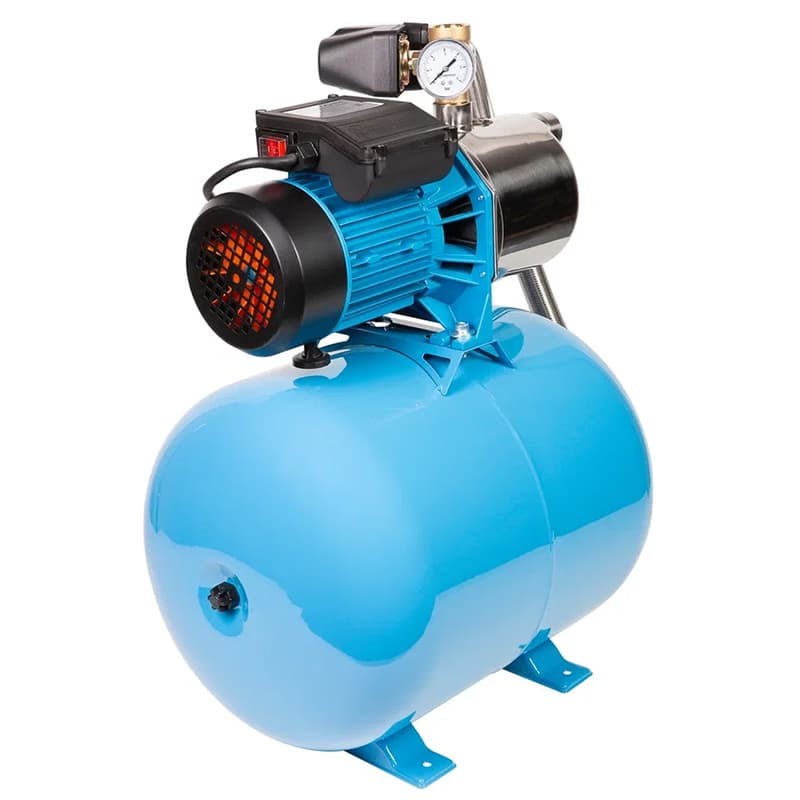 Поверхностный насос-автомат Джилекс ДЖАМБО 70/50 Н-50 из нержавеющей стали с гидроаккумулятором 50 л, арт. 4752