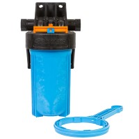 Корпус для картриджных фильтров Джилекс 1 М 10” Т одноступенчатый с тыльным/торцевым подключением, арт. 9056