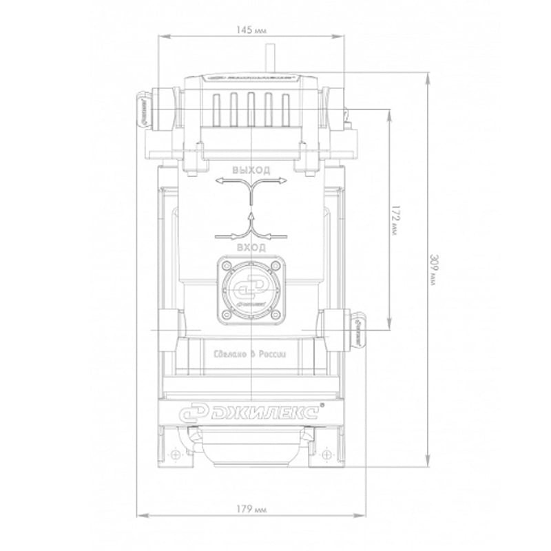 Поверхностный насос-автомат Джилекс КОМФОРТ ПРО 25/16, арт. 4003